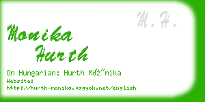 monika hurth business card